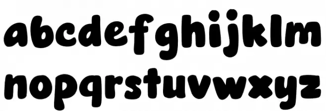 Marshi Sans フォント 小文字