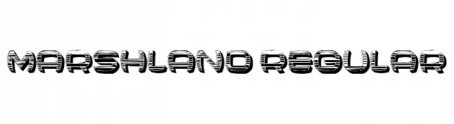 Marshland Regular  baixar fontes gratis
