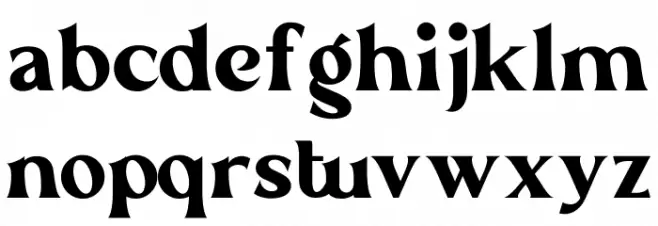 Marshland_Beauty Font LOWERCASE