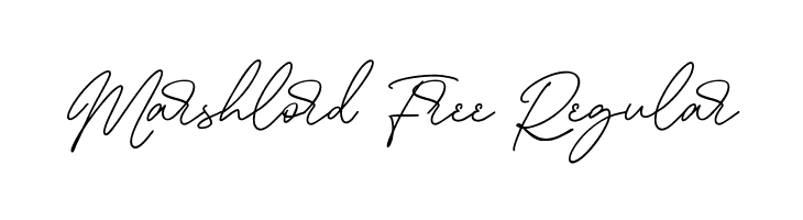 Marshlord Free Regular  Fuentes Gratis Descargar