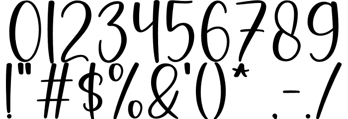 Marshmallow Font OTHER CHARS