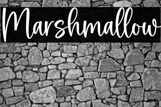 Marshmallow Font examples