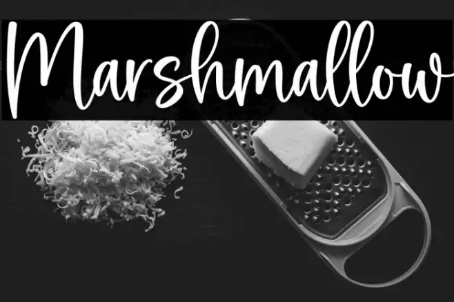 Marshmallow Font examples