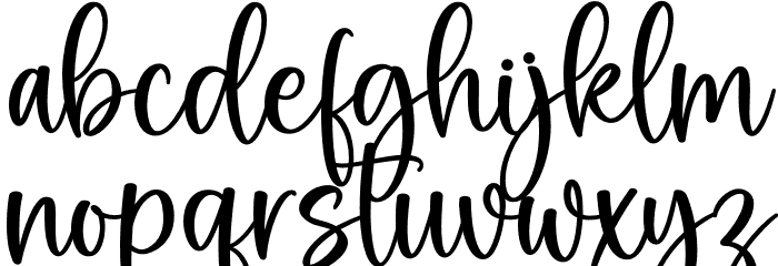 Marshmallow Font LOWERCASE