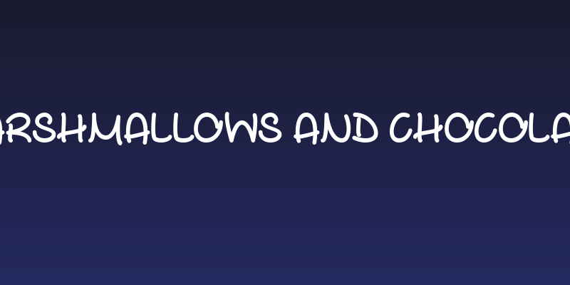 Marshmallows and Chocolate Social Header