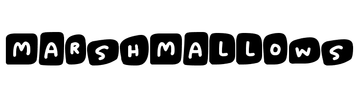 Marshmallows  Free Fonts Download