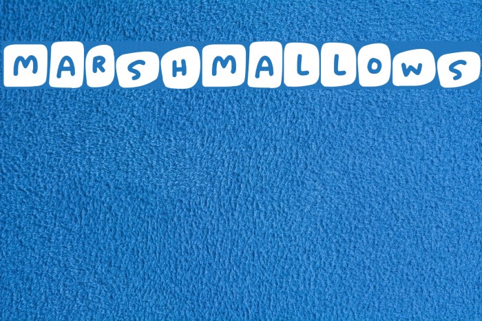 Marshmallows Example 3