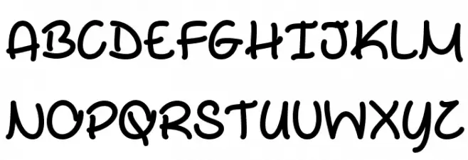 MarshmallowsandChocolate Schriftart Groß