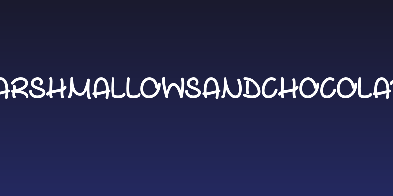 MarshmallowsandChocolate Social Header