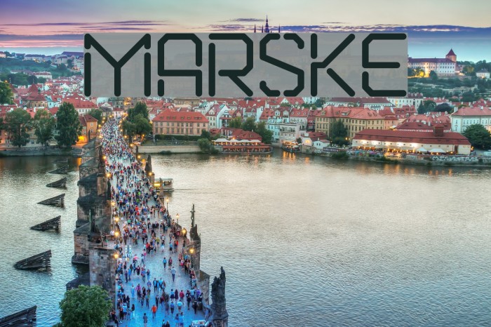 Marske Font examples