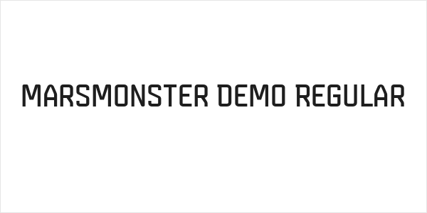 Marsmonster Demo Regular Logo