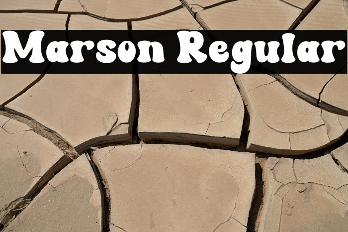 Marson Regular Example 1