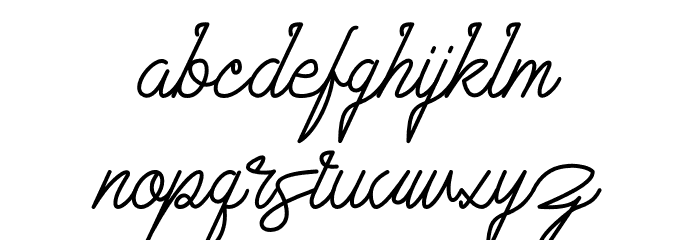 Marsseille Demo Font LOWERCASE
