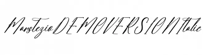Marstezio DEMO VERSION Italic  Frei Schriftart Herunterladen