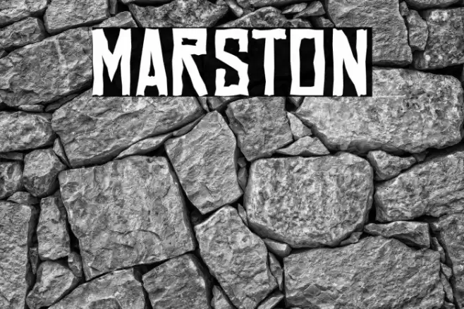 Marston Font examples