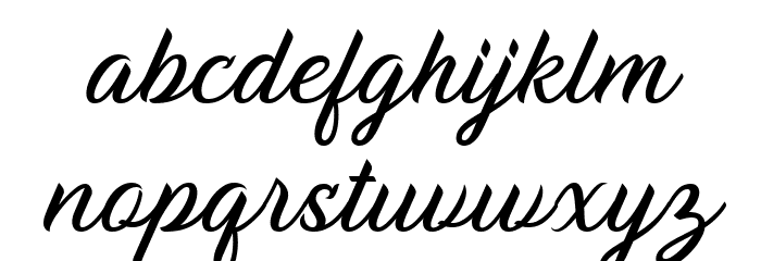 Marsttar Demo Font LOWERCASE