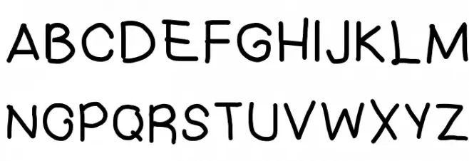 Marsya's Handwritter 012 字体 大写