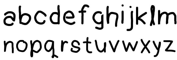Marsya's Handwritter 012 Font LOWERCASE