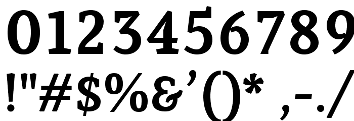 Marta-Bold Font OTHER CHARS