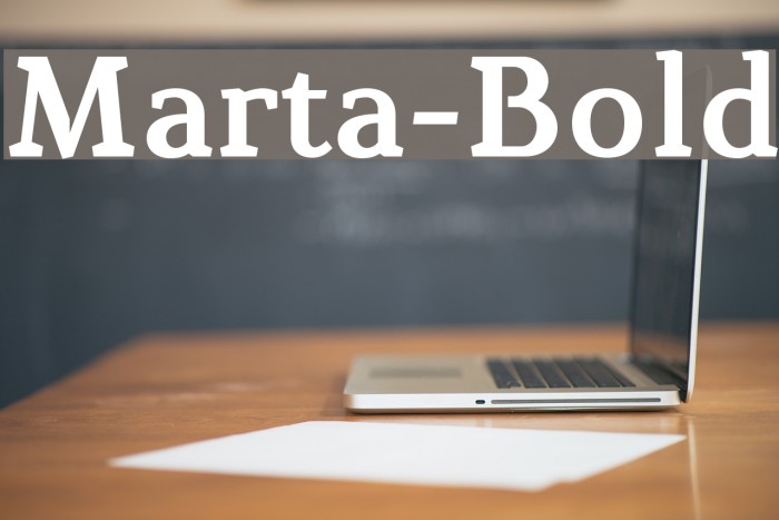 Marta-Bold Font examples