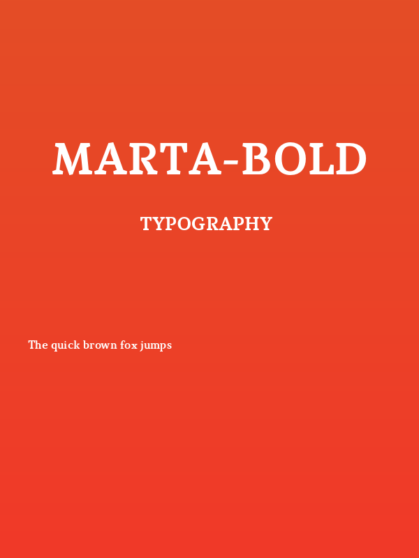 Marta-Bold Poster