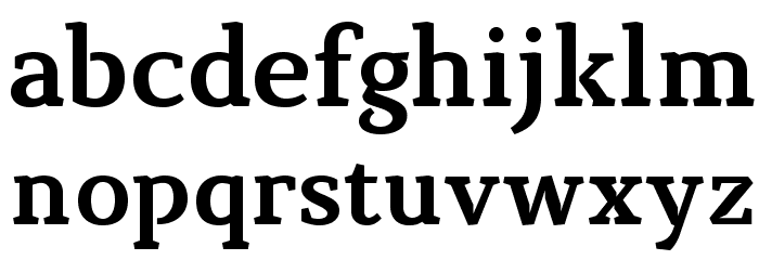 Marta-Bold Font LOWERCASE