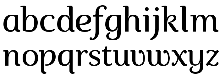 Marta-Italic Font LOWERCASE