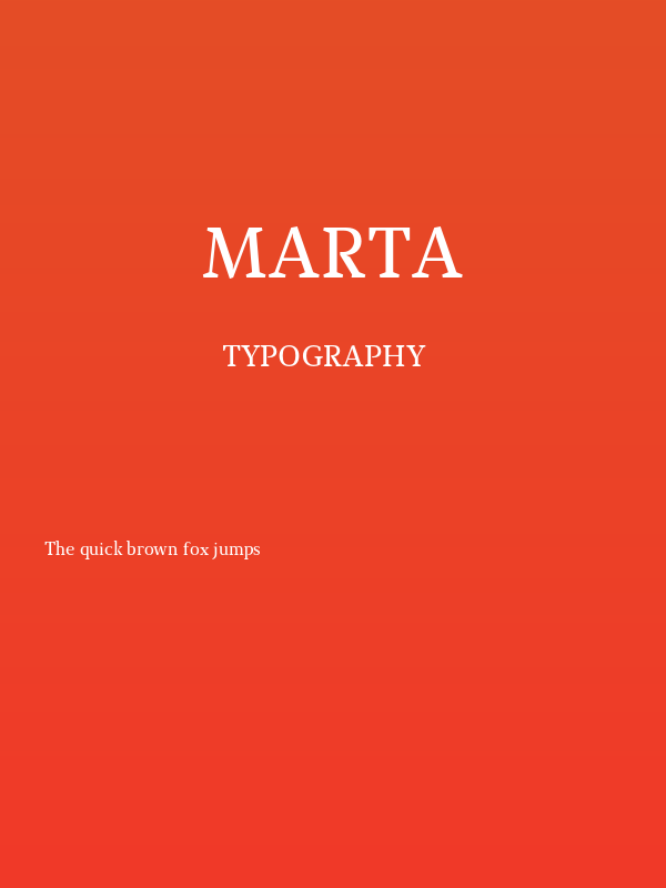 Marta Poster