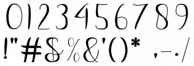 Martani Font OTHER CHARS