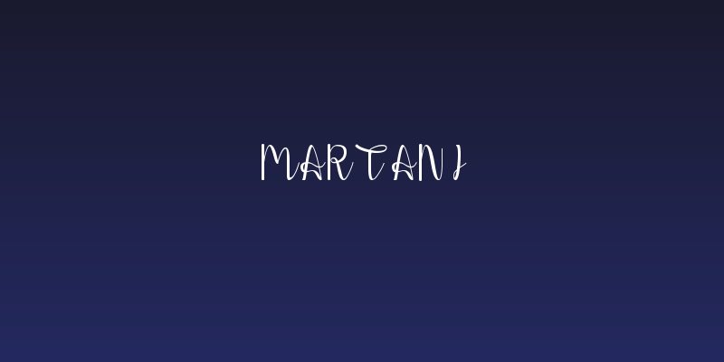 Martani Social Header