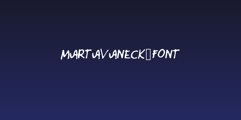 MartavanEck_Font Social Header