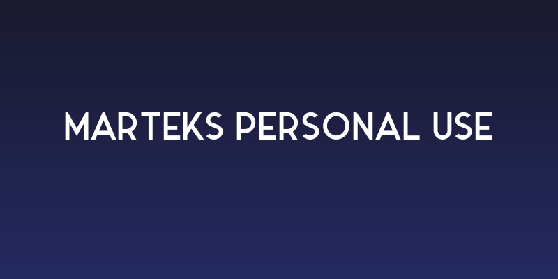 Marteks Personal Use Social Header