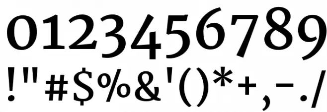 Martel Bold Font OTHER CHARS