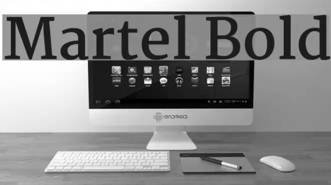 Martel Bold Font examples