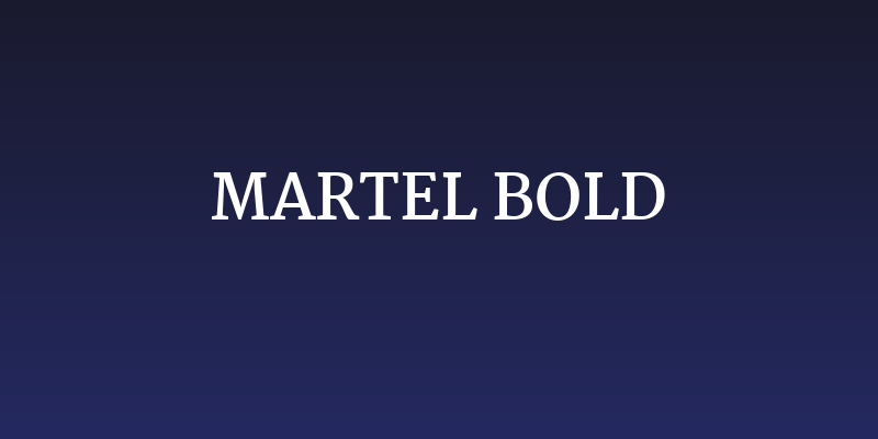 Martel Bold Social Header