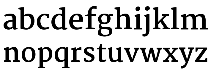 Martel Bold Font LOWERCASE