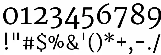 Martel DemiBold Font OTHER CHARS