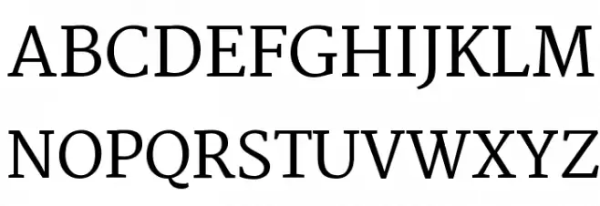 Martel DemiBold Schriftart Groß