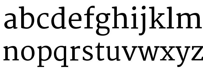 Martel DemiBold Font LOWERCASE
