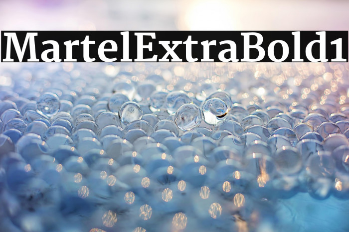 Martel ExtraBold1 Example 1