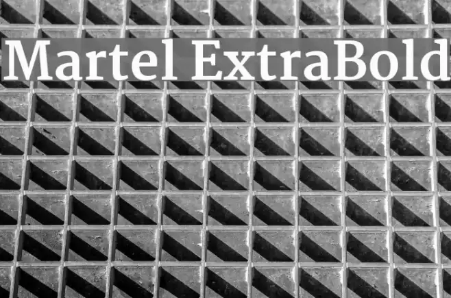 Martel ExtraBold Example 1