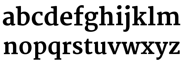 Martel ExtraBold Font LOWERCASE