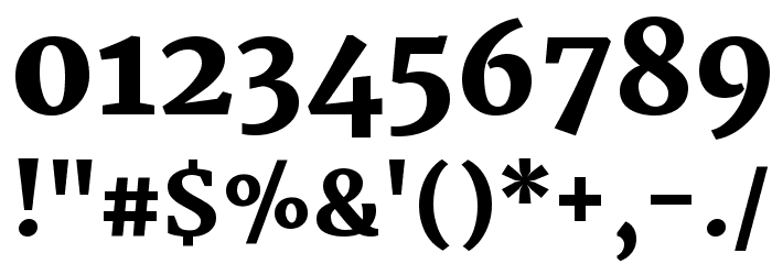 Martel Heavy Font OTHER CHARS