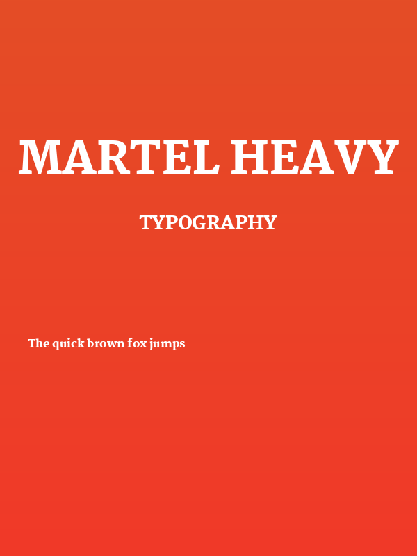Martel Heavy Poster