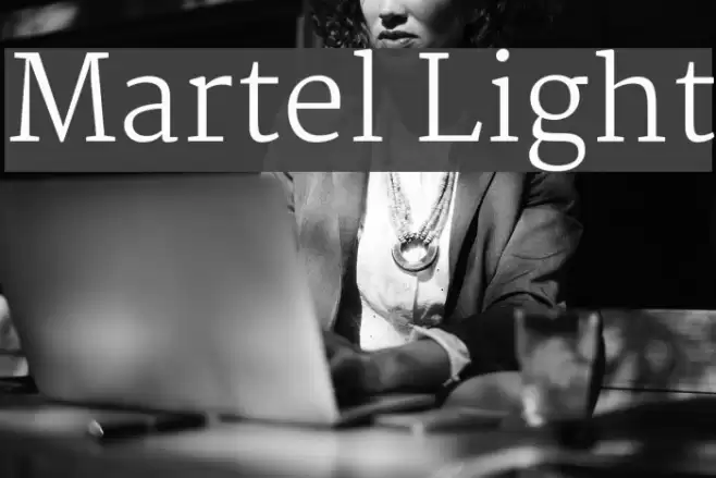 Martel Light Font examples