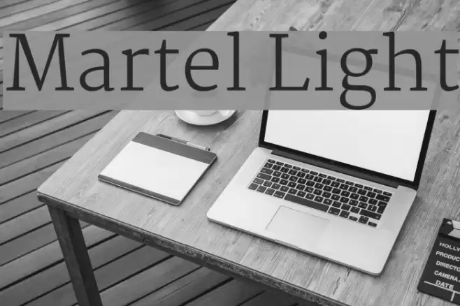 Martel Light Font examples