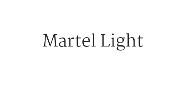 Martel Light Logo