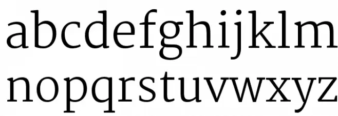 Martel Light फ़ॉन्ट लोअरकेस