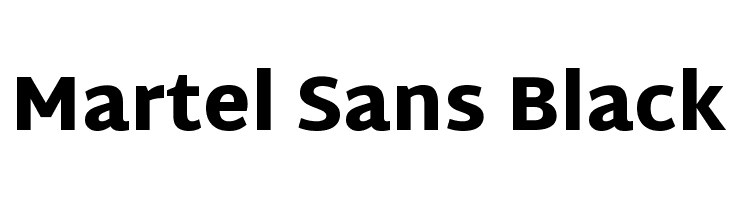 Martel Sans Black Font
