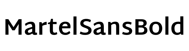 Martel Sans Bold  नि: शुल्क फ़ॉन्ट्स डाउनलोड